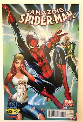 #ad #ad NEW MARVEL COMICS AMAZING SPIDER MAN #1 MIDTOWN EXCLUSIVE JSC CAMPBELL VARIANT $18.99