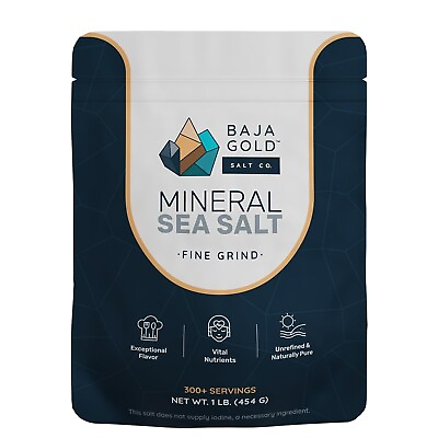 #ad Mineral Sea Salt Fine Grind 1 Lb. Bag $26.99