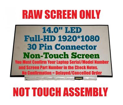 #ad N140HCE EN2 C4 Rev.C1 C2 C4 Screen 14quot; LED LCD FHD Asus Zenbook UM425UAZ $99.00