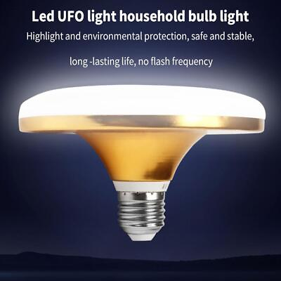#ad LED Spot Light UFO Globe Round Bulb E27 20W 30W 40W 60W 70w Bright Lamp Lot H8 C $11.52