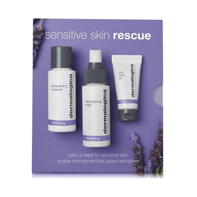 #ad Dermalogica Sensitive Skin Rescue Kit Set Contains: Face Wash Toner and Face $54.63