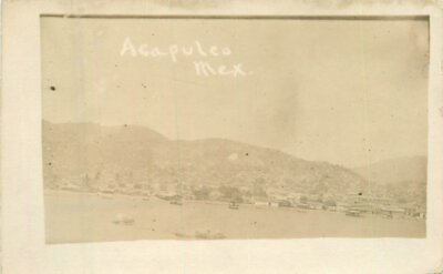 #ad C 1915 View Harbor Waterfront RPPC Photo Postcard 22 6275 $17.49