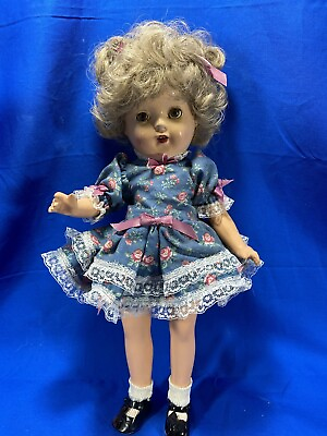 #ad Vintage Antique Composite Doll 16quot; Tall Eyes Open amp; Close $31.25