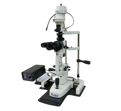 #ad Slit Lamp Microscope Haag Streit Type 2 Step Magnification With Accessories $870.73