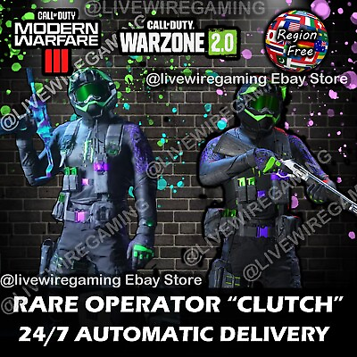 #ad #ad 🔥Call of Duty Modern Warfare 3 Monster CLUTCH Operator Skin COD MW3 🔥 $0.99