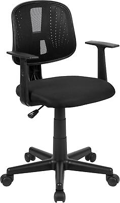#ad Flash Furniture Mesh Task Office Chair With Black Finish LF 134 A BK GG $82.66