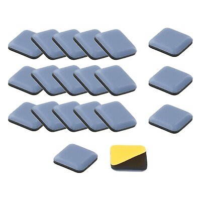 #ad Square Furniture Glides for Easy Floor Movement Self Adhesive Pack of 20 $10.84