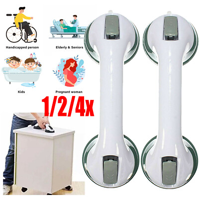 #ad 11x Bath Safe Suction Grip Support Handle Toilet Bathroom Shower Bar Hand Rail $36.79