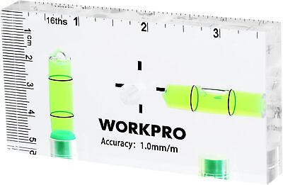 #ad WORKPRO Small Level 3 3 4 Inch Mini Level Tool Shatterproof Magnetic Level NEW $21.99