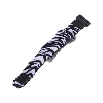 #ad Guitar Mute Wrap Band 7.1x0.9 Inch Noise Reducer Black and White Stripes $7.89