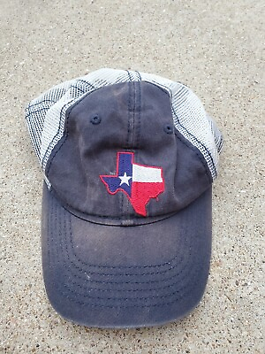 #ad Texas Flag State Distressed Snapback Academy Sports Adjustable Hat Cap 426 $9.37