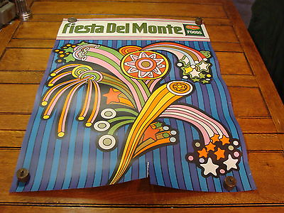 #ad Vintage 1969 FIESTA DEL MONTE Poster a bit hippy fun and cool #3 $139.55
