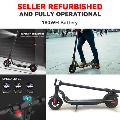 #ad 🔥S10 ADULT ELECTRIC SCOOTER 250W MOTOR UP TO 15MPH 180WH FOLDABLE E SCOOTER $148.50