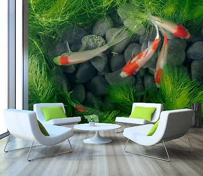 #ad 3D Green Water Grass 6279 Wallpaper Wall Murals Wall Paper Wall Print Mural Romy $66.99