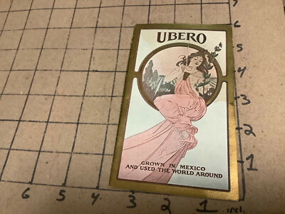 #ad EARLY Original booklet: UBERO COFFEE 20pgs boston mass ART NOVEAU cover $120.96