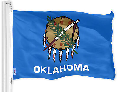 #ad Oklahoma OK State Flag 3x5 FT Printed 150D Polyester By G128 $12.99