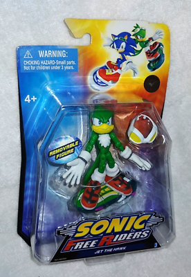 #ad Jazwares Sonic the Hedgehog Free Riders Jet The Hawk 3 inch Poseable Figure $214.95