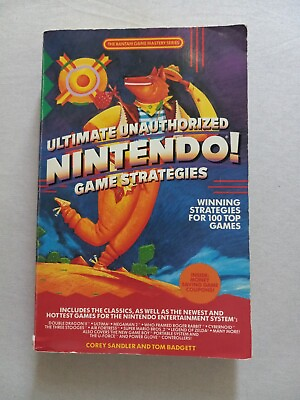 #ad 1989 Bantam Books Ultimate Unauthorized Nintendo Game Strategies Game Guide Book $12.98