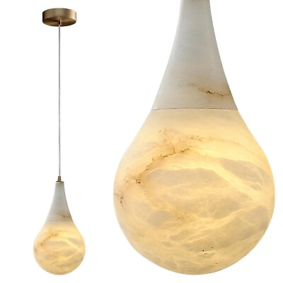 #ad Alabaster Pendant LightingAdjustable Hanging Light Fixtures7amp;#8221;Ceiling Lig $665.39