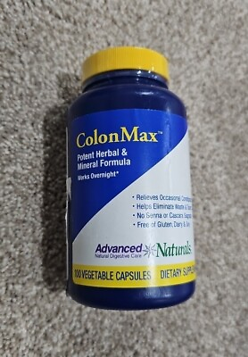 #ad Advanced Naturals ColonMax *LARGER 100 vcaps SEALED New $27.95
