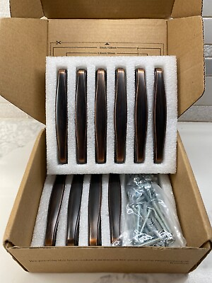 #ad Koofizo Cabinet Square Foot 10 Pack w Hardware Oil Rubbed Bronze Drawer Pulls $12.50