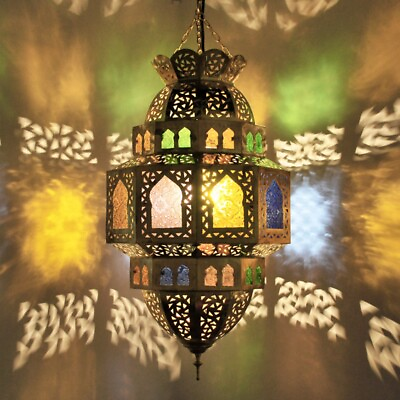 #ad Moroccan Brass Pendant Light Handcrafted Brass Hanging Light Brass Chandelieran $300.00