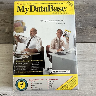 #ad My Software Co My Database Home amp; Business Software for Apple Macintosh 7 $39.95