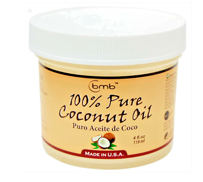 #ad bmb 100% Pure Coconut Oil for Hair and Skin 4 oz $3.99