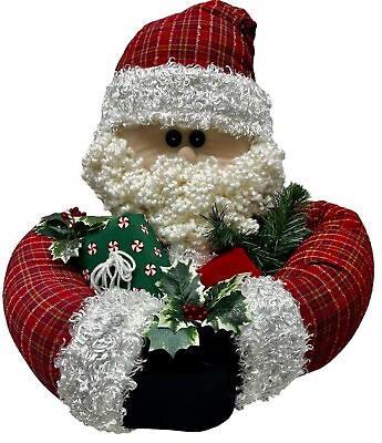 #ad Handmade 21’ High Stuffed Santa Clause $78.40