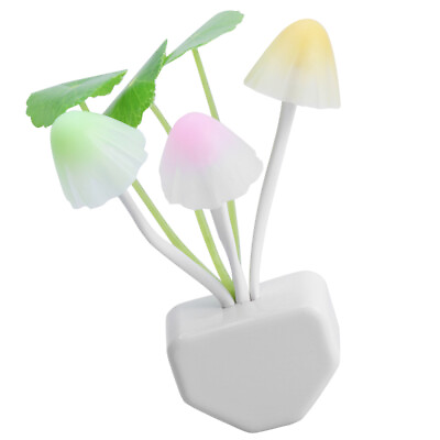 #ad Night Light Plants Style Mushroom LED Light for Living Room Kids Sleeping $7.44