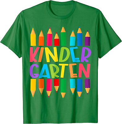 #ad Kindergarten Colored Pencils Back School Teacher Unisex T Shirt $21.99