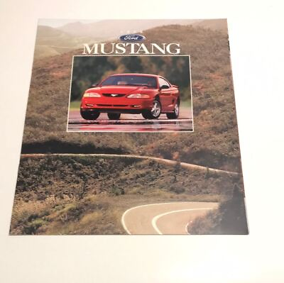 #ad 1996 Ford Mustang dealer sales brochure $10.00