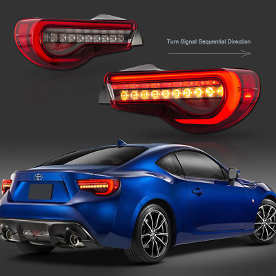 #ad Red RHamp;LH LED Tail Light Rear Lamps Work for 12 19 86 13 19 BRZ ZC6 13 16 FR S $718.99