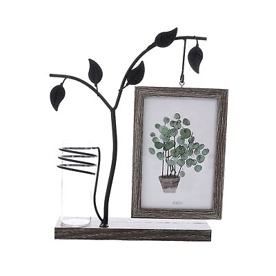 #ad Family Picture Frame Vertical Tree Desk Photo Frames for w Glass Vase Flower $33.20