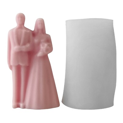 #ad 3D Couple Moulds Wax Molds Home Ornaments Mold $15.06