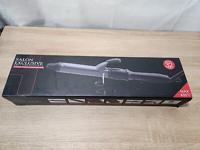 #ad MHU Salon Exclusive Hair Curling Iron LED Display 32MM Barrel Heats To 400 Degre $27.50