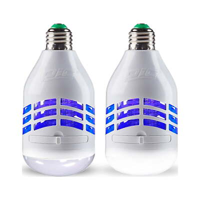 #ad LED Bug Zapper Light Bulb Mosquito Zapper Electric Insect Killer White $24.53