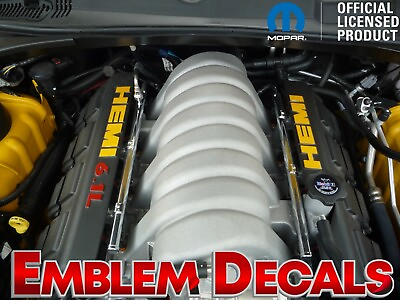 #ad Dodge Charger 6.1L Hemi Engine Decal SRT8 2005 2006 2007 2008 2009 2010 $20.00