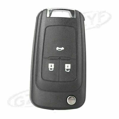 #ad Flip Key Shell Fit CHEVROLET Remote Key Case Fob Replacement 3 Button Car Auto $10.10