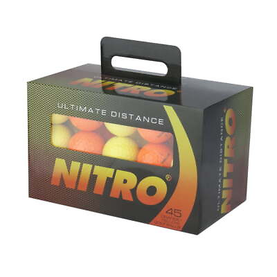 #ad Ultimate Distance Golf Balls Assorted Colors 45 Pack $25.79
