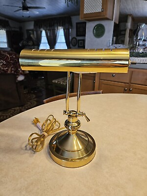 #ad #ad Vintage Adjustable Brass Desk Lamp $39.99