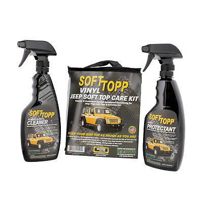 #ad RaggTopp 1194 SoftTop Top Vinyl Top Cleaner amp; Protectant Kit Pack of 2 $22.99