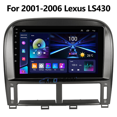 #ad 8 Core 464GB For 2001 2006 Lexus LS430 Android 13 Car Radio Carplay GPS WIFI 4G $299.99
