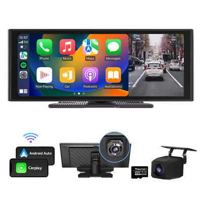 #ad CAMP4 On Dash Wireless CarPlay Android Auto 9.33quot; IPS Car Stereo Radio GPS Navi $209.13