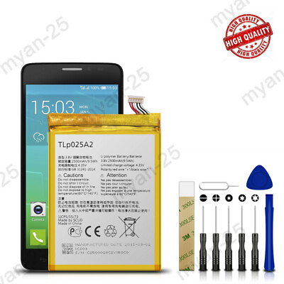 #ad New TLp025A2 Battery For T Mobile Alcatel OneTouch Fierce XL 5055W 2500mAh Tools $12.59