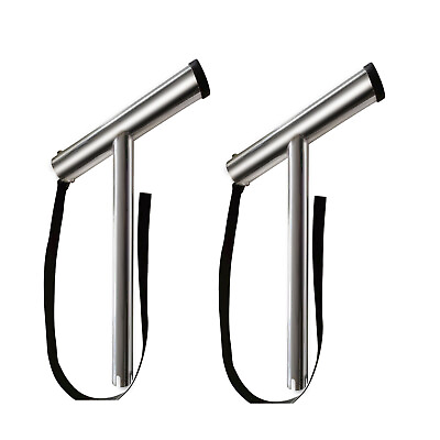 #ad 2PCS Stainless Steel Rod Holder Boat Outrigger Fishing Rod Rack Plug In Rod Pod $34.79