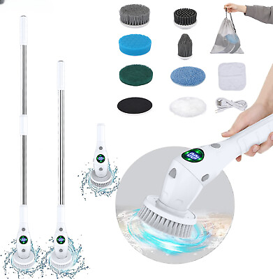 #ad Electric Cleaning Brush 8 in1 Wireless Rotatable Electric Household Brush New $85.85