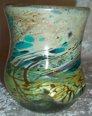 #ad Rare Vintage Hand Blown Venetian Murano Goti de Fornasa Furnace Art Glass Italy $118.40