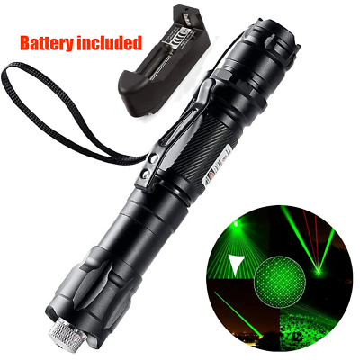 #ad 6000Mile Green Laser Pointer Lazer Pen High Power Visible Beam Light Battery $9.95