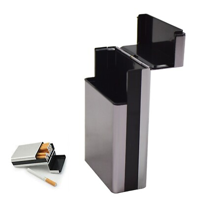 #ad Portable Aluminum Alloy Pocket Box Cigarette Tobacco Cigar Case Pocket $4.68